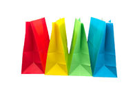 Colorful Bakery Packaging Bags / Food Grade Paper Bags Customized Size