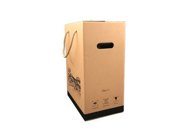 Luxury Recyclable Double Bottle Wine Box Environmental Protection OEM Service