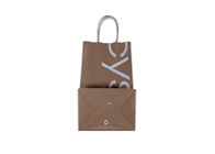 40gsm FSC CMYK Brown Kraft Paper Bags With Handle
