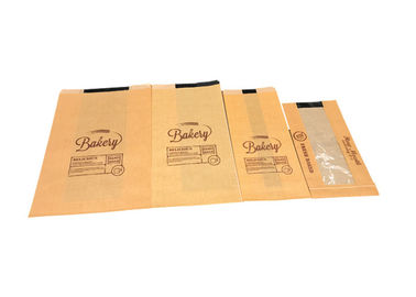 Biodegradable Bakery Packaging Bags , Custom Printed Food Packaging Bags