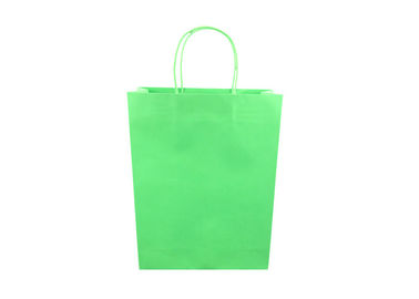 Custom Eco Paper Packaging , Flat Bottom Recycled Paper Shopping Bags
